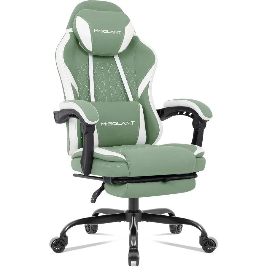Massage - Gaming Chair for Adults, Fabric High