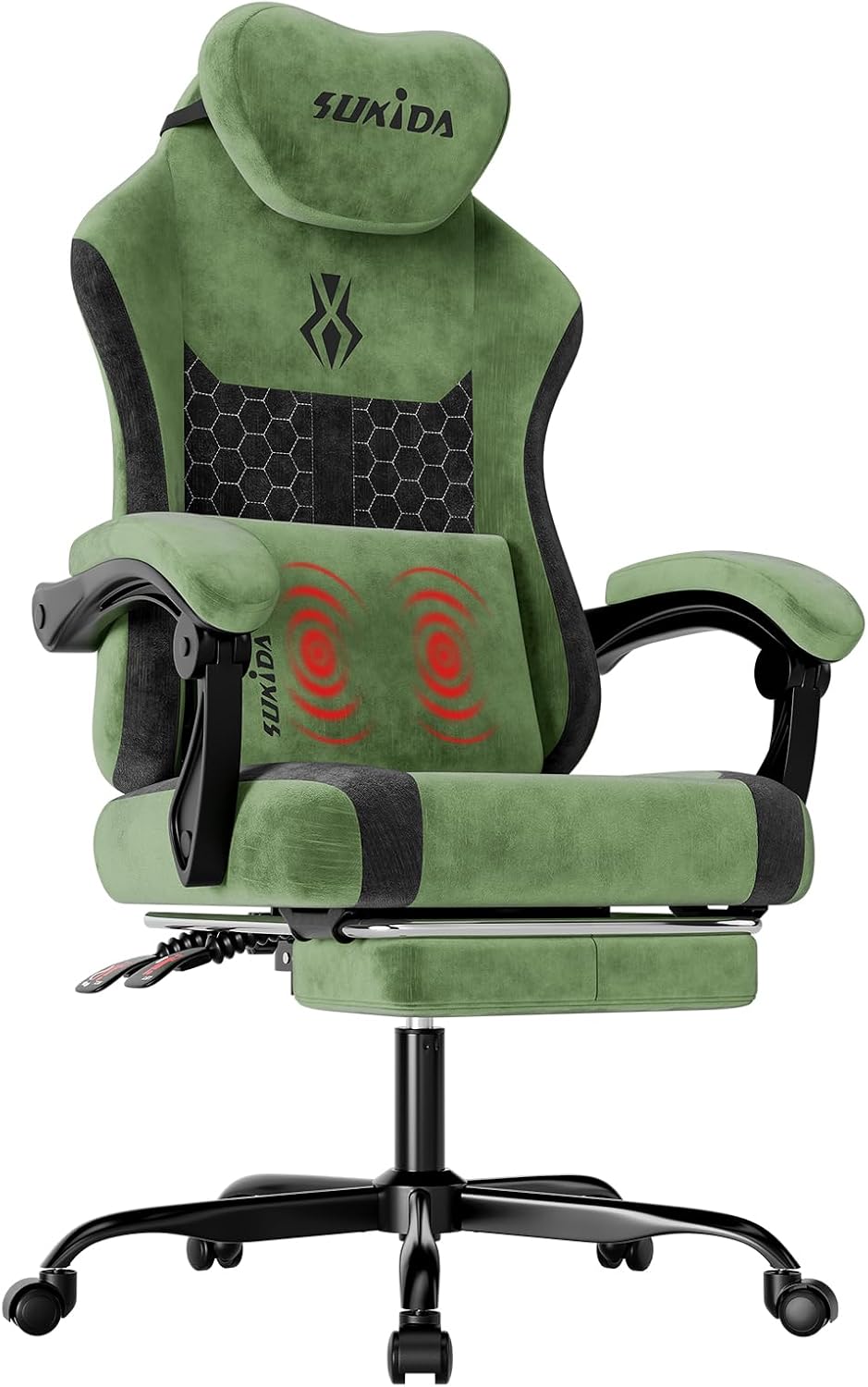 Fabric Video Gaming Chair, Erg - Massage recension och pris