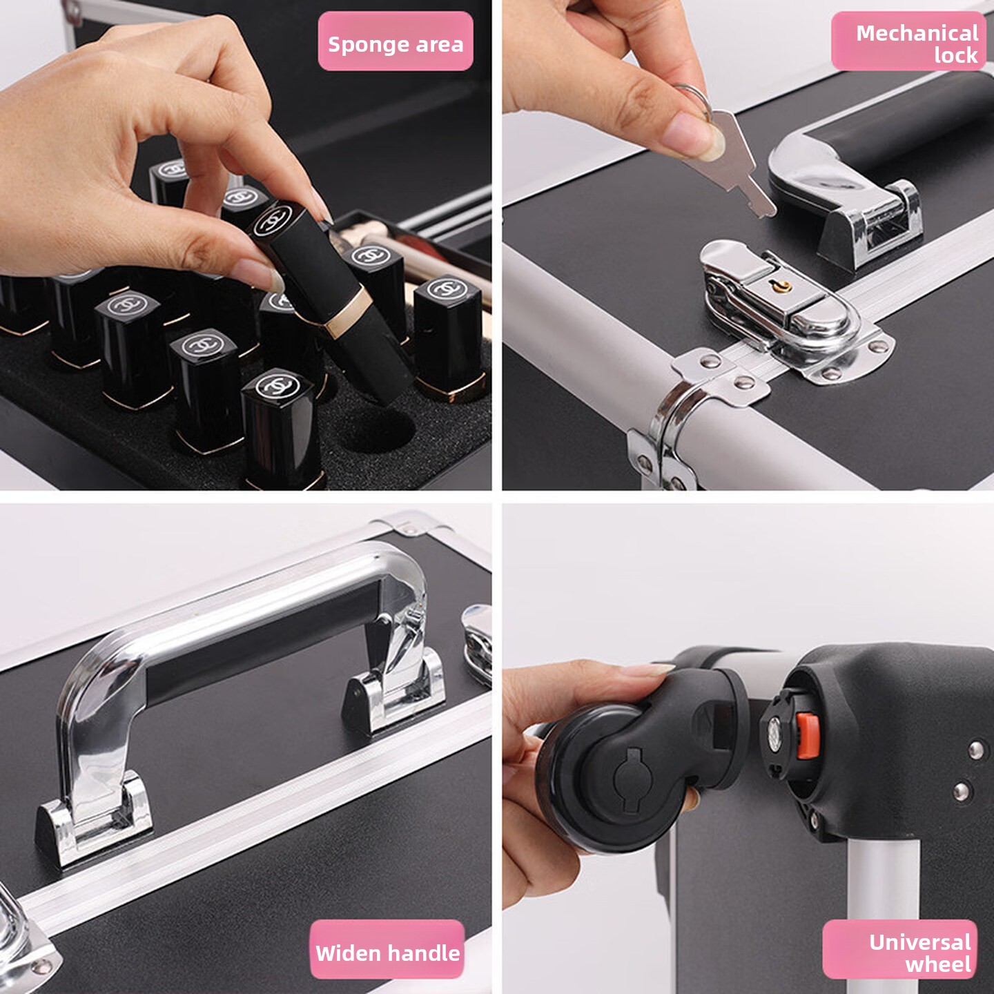 Rolling Makeup Case, Lockable  - Makeup recension och pris