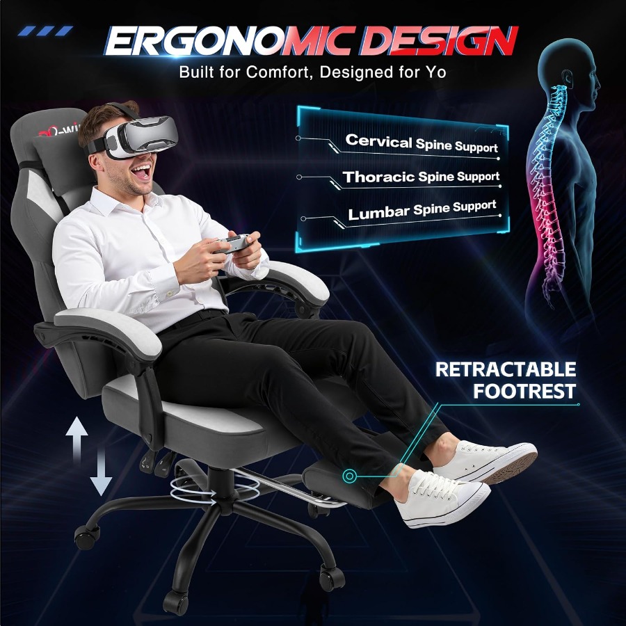 Gaming Chair for Adults with F - Massage recension och pris