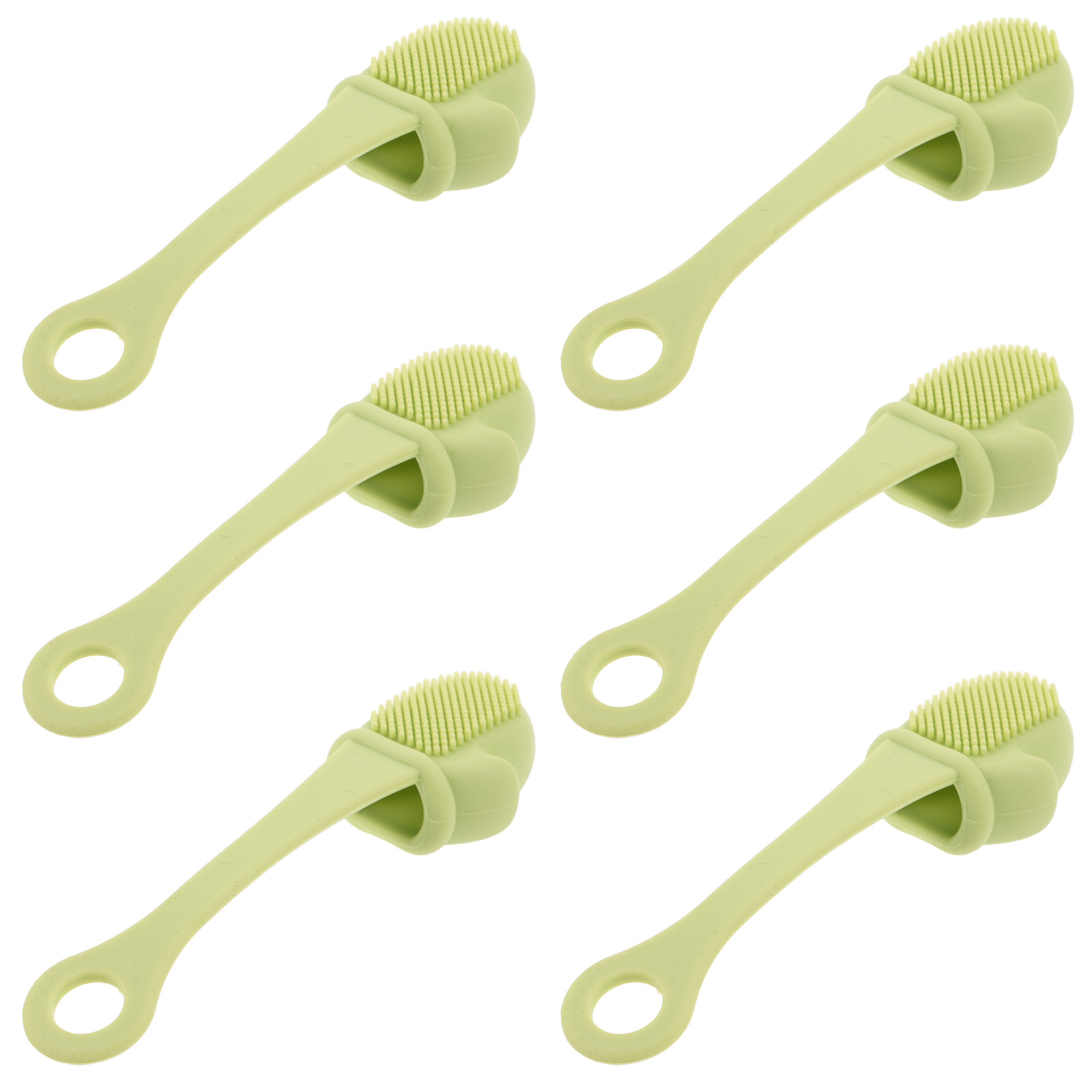 6Pcs Face Cleansing Brush Sili - Silicone Face Scrubber Electric recension och pris