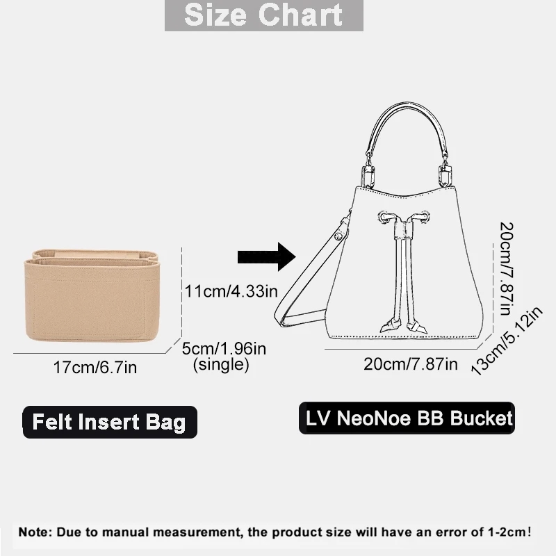 For LV Neonoe BB Bucket Felt I - Makeup recension och pris