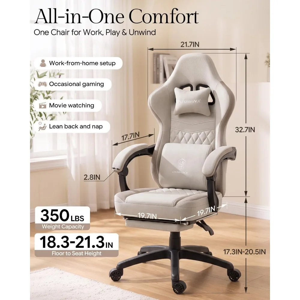 Breathable fabric game chair,  - Massage recension och pris