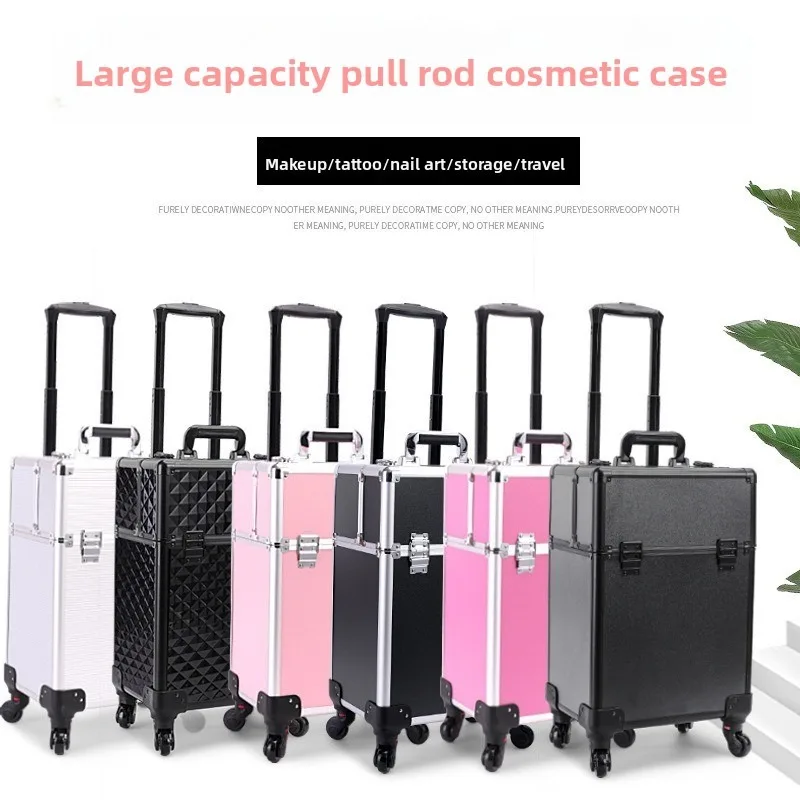 Rolling Cosmetic Luggage Organ - Makeup recension och pris