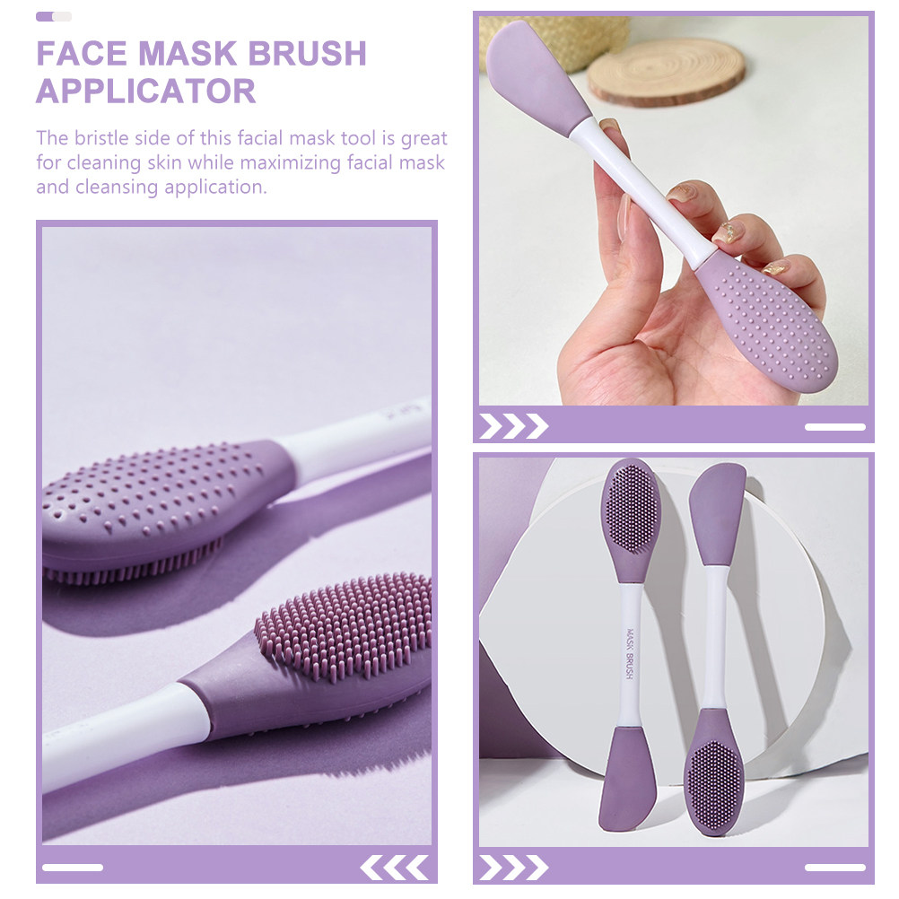 Dual-Head Silicone Face Mask B - Silicone Face Scrubber Electric recension och pris