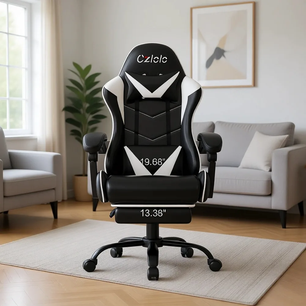 High-back reclining game chair - Massage recension och pris