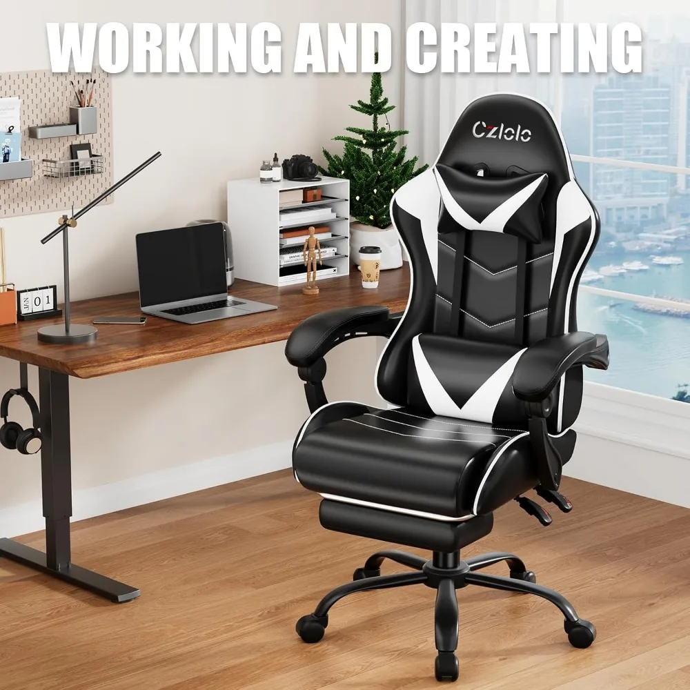 High-back reclining game chair - Massage recension och pris