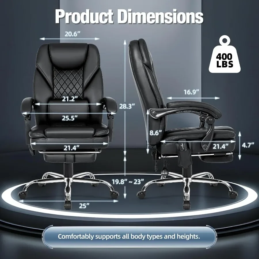 Massage heated office chair wi - Massage recension och pris