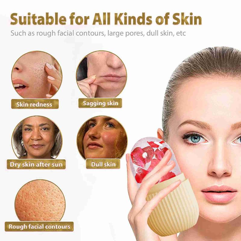*Ice Face Roller Ice Cube Beau - Face Ice Roller Puffiness recension och pris